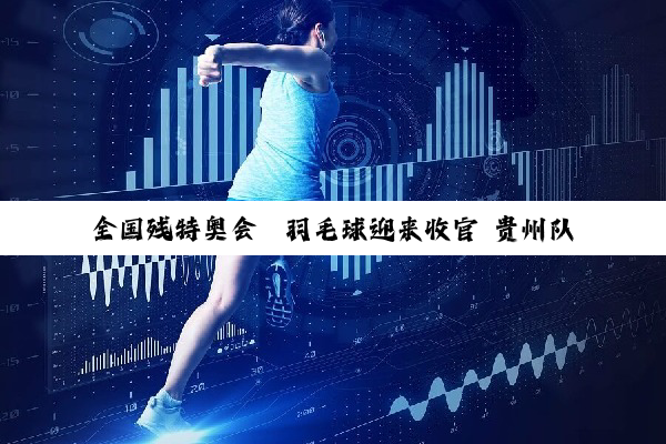 全国残特奥会│羽毛球迎来收官 贵州队单日揽7金