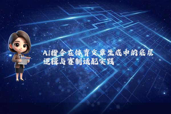 AI指令在体育文章生成中的底层逻辑与赛制适配实践
